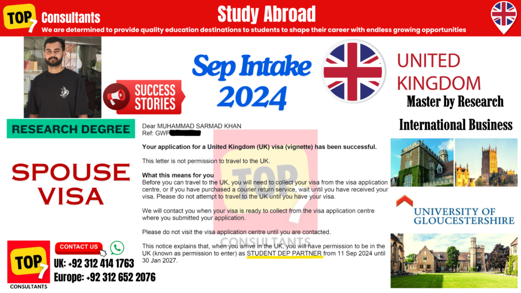 Sarmad Khan-UK Spouse VISA